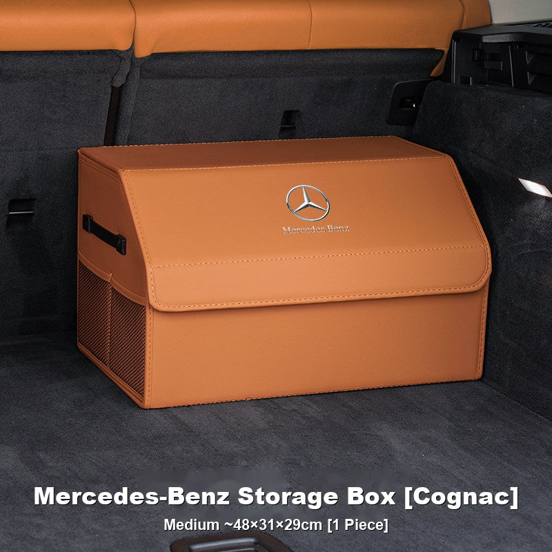 Mercedes-Benz Trunk Storage Box Set – Leather Organizer