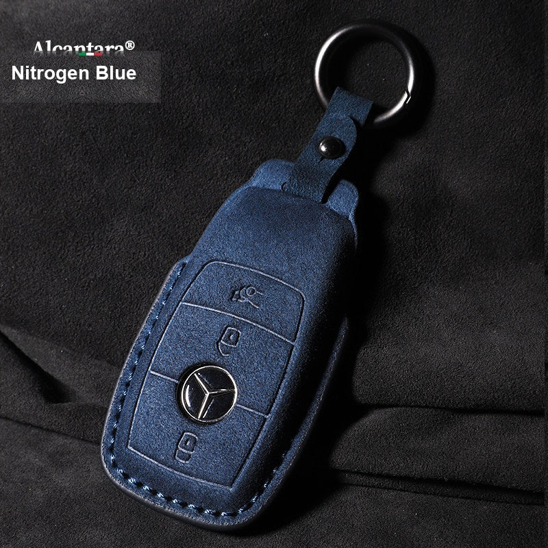 Mercedes-Benz nøgleetui i ruskind – Heldækkende cover