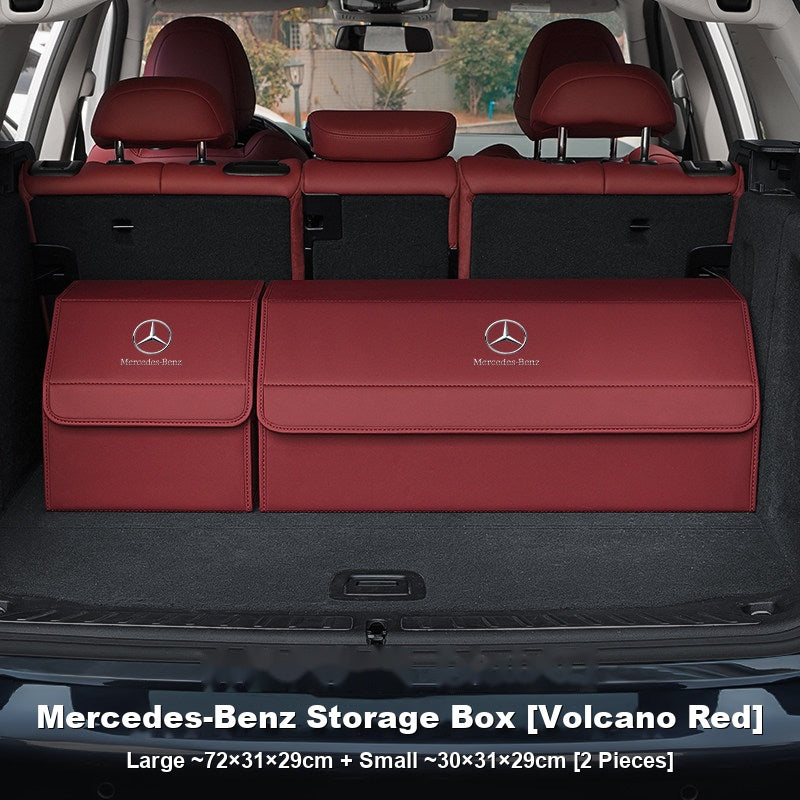 Mercedes-Benz Trunk Storage Box Set – Leather Organizer