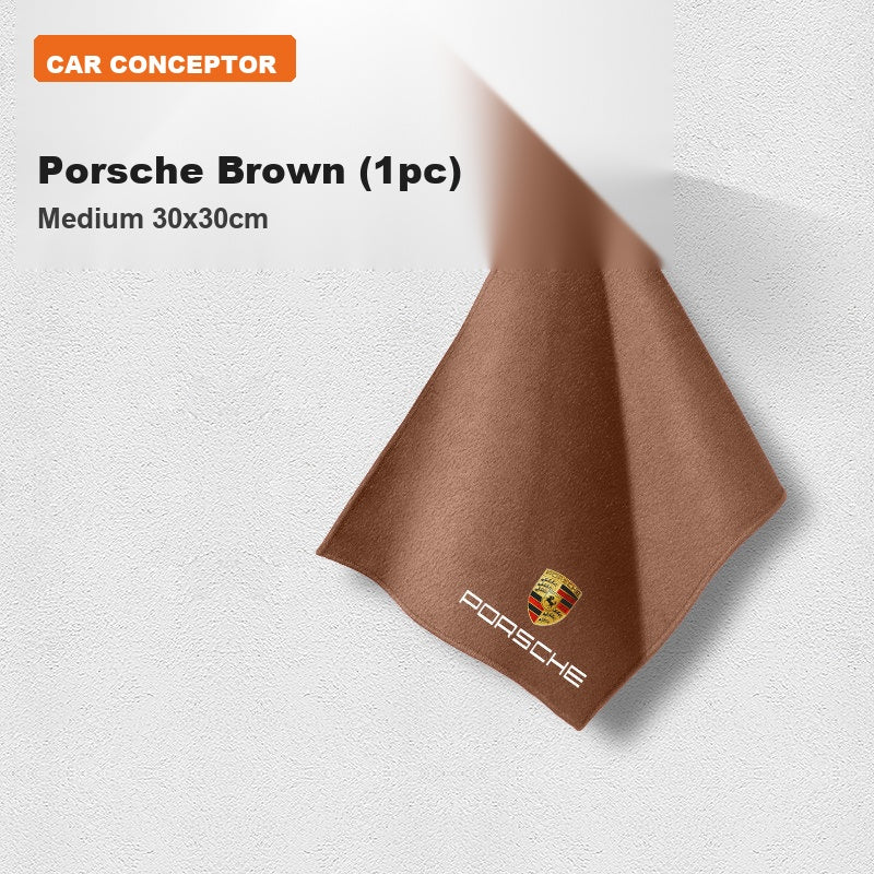 Porsche Deerskin Coral Fleece Towel