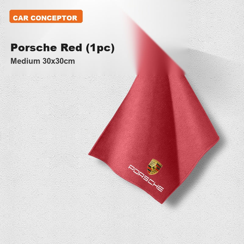 Porsche Deerskin Coral Fleece Towel