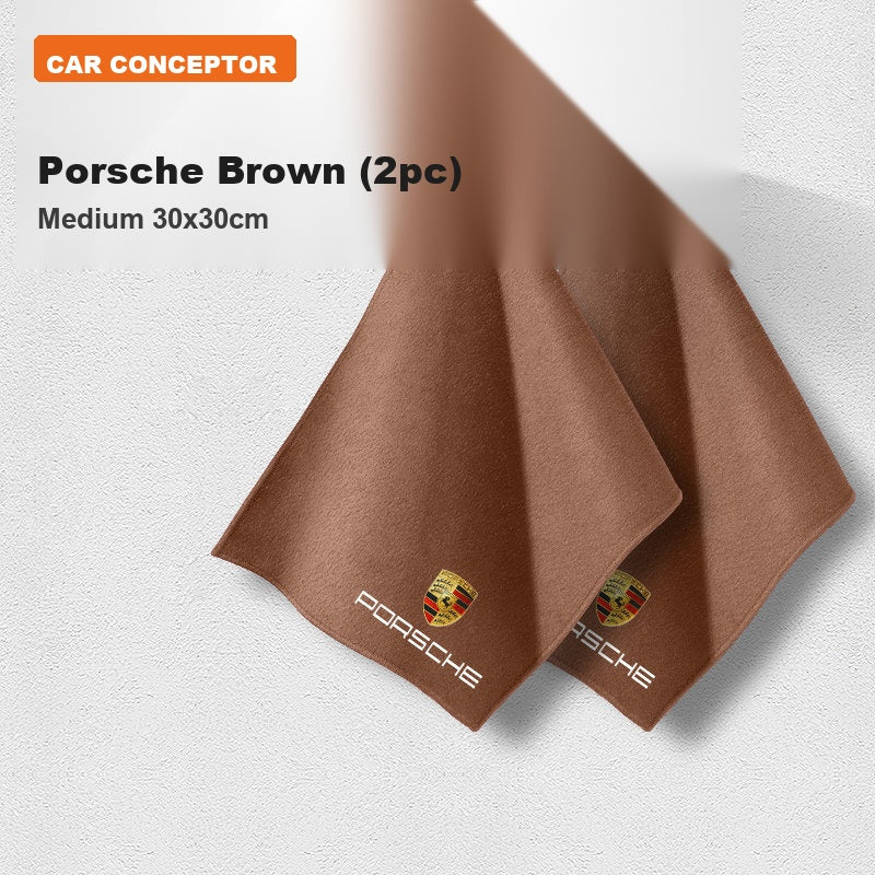 Porsche Deerskin Coral Fleece Towel
