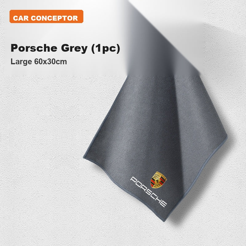 Porsche Deerskin Coral Fleece Towel