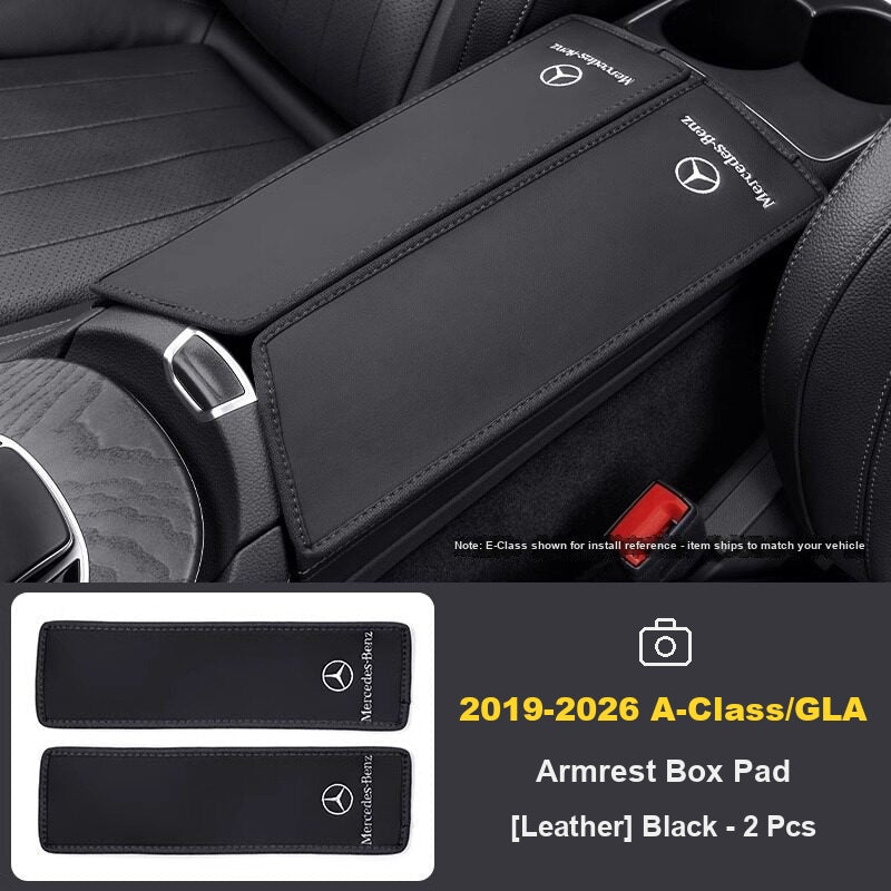 Mercedes-Benz Armrest Box Protector - Leather Interior Trim Cover