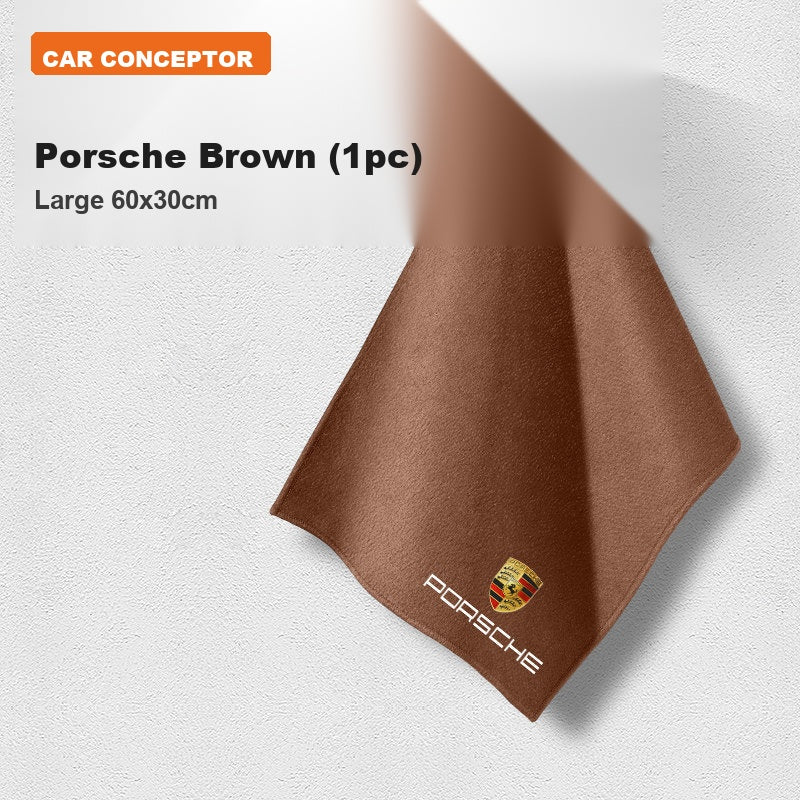 Porsche Deerskin Coral Fleece Towel