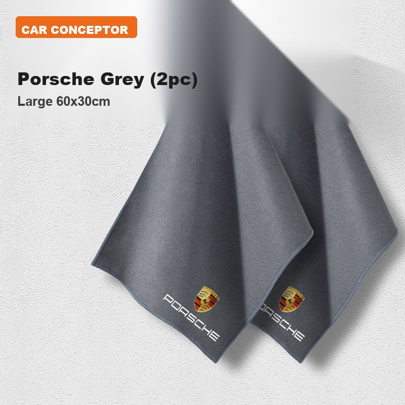 Porsche Deerskin Coral Fleece Towel