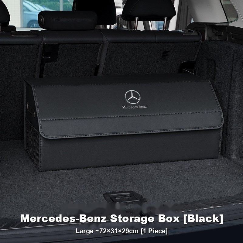 Mercedes-Benz Trunk Storage Box Set – Leather Organizer