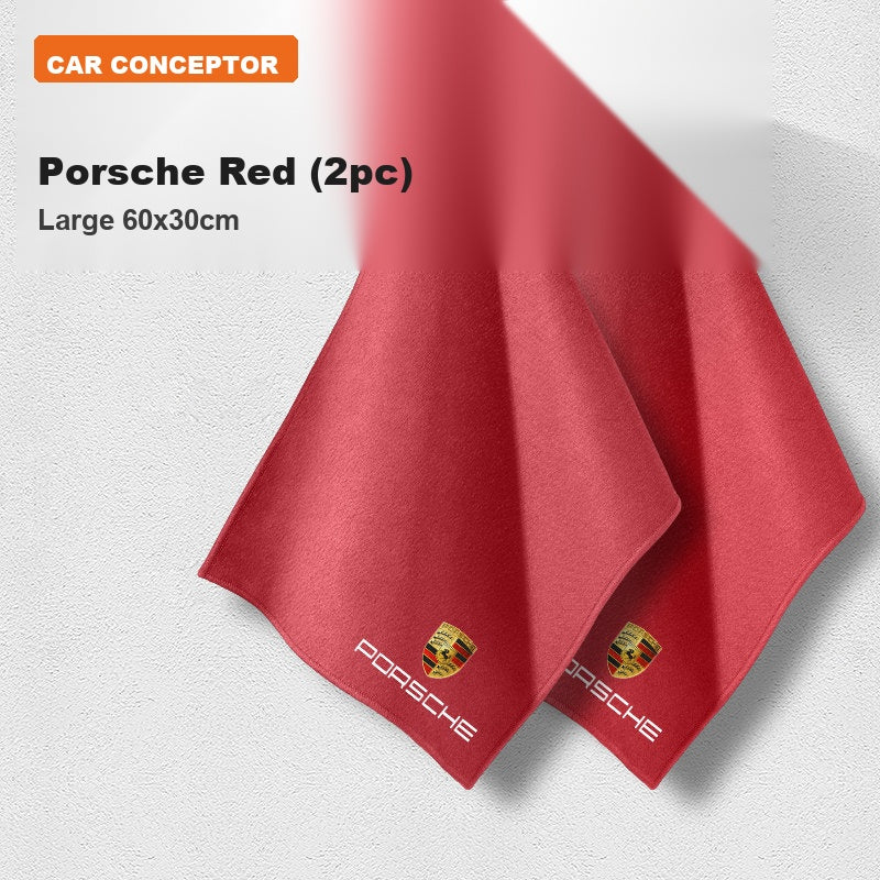 Porsche Deerskin Coral Fleece Towel