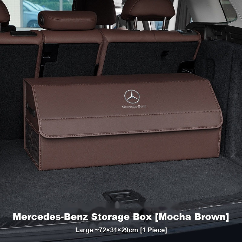 Mercedes-Benz Trunk Storage Box Set – Leather Organizer