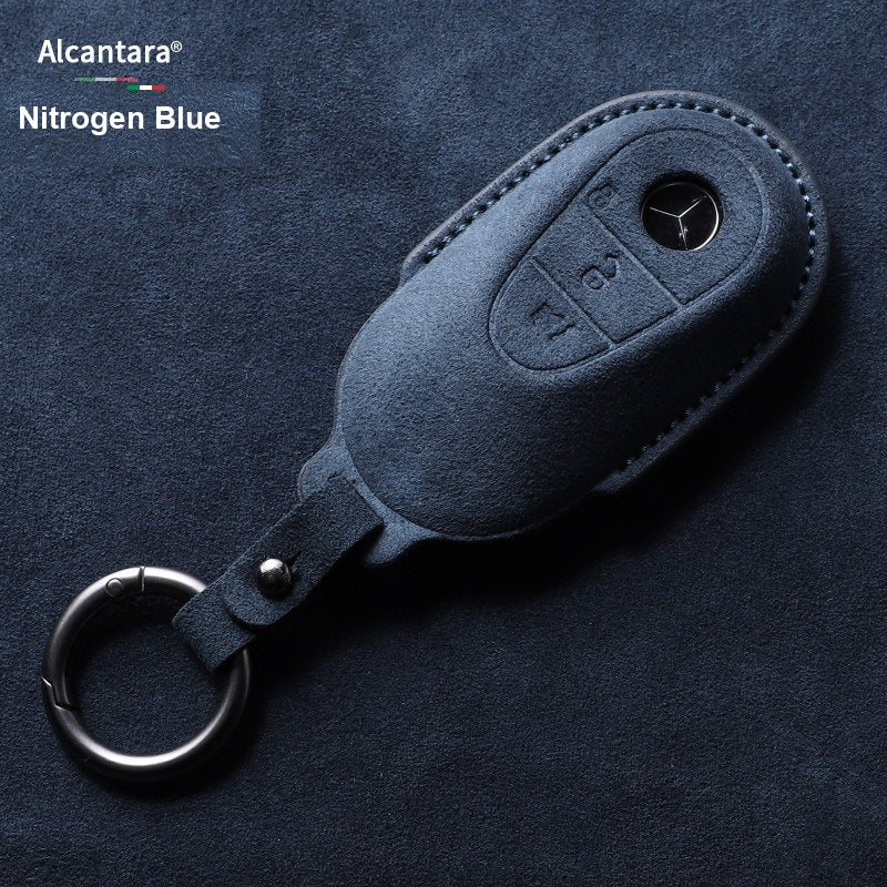Mercedes-Benz nøgleetui i ruskind – Heldækkende cover