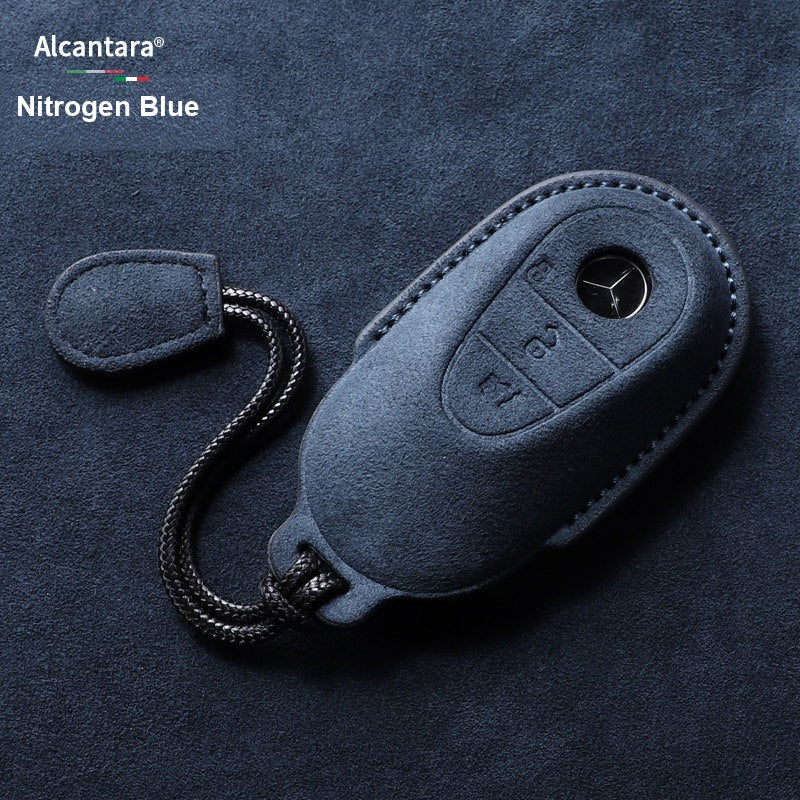 Mercedes-Benz nøgleetui i ruskind – Heldækkende cover