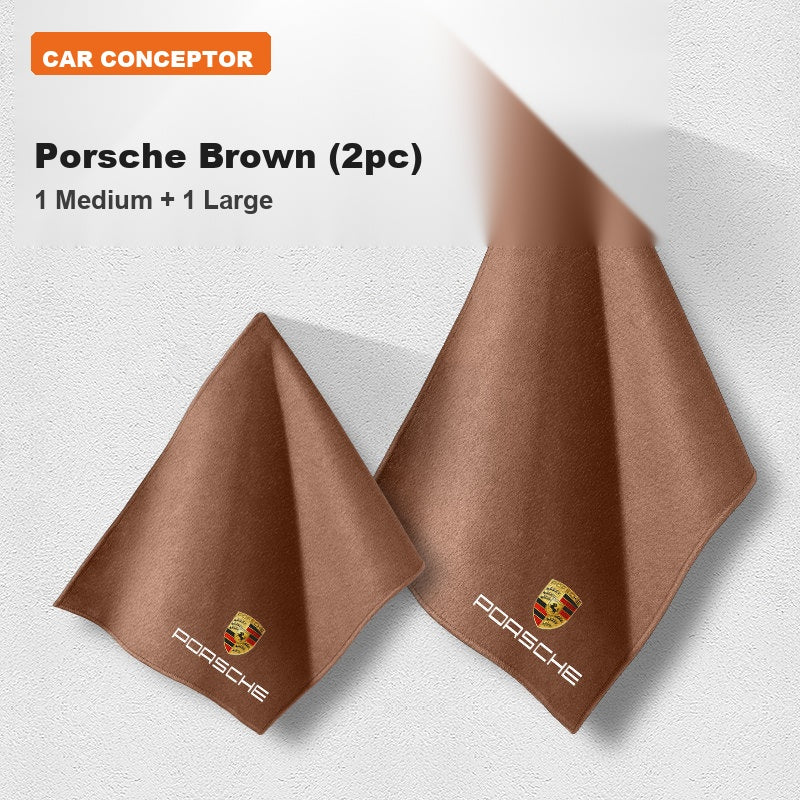 Porsche Deerskin Coral Fleece Towel