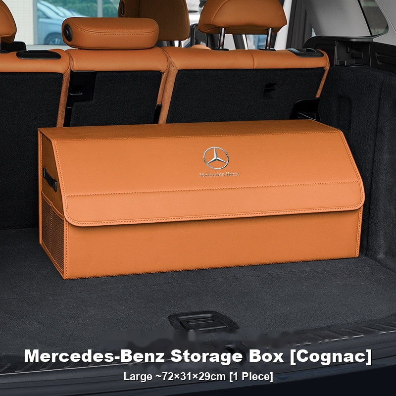 Mercedes-Benz Trunk Storage Box Set – Leather Organizer