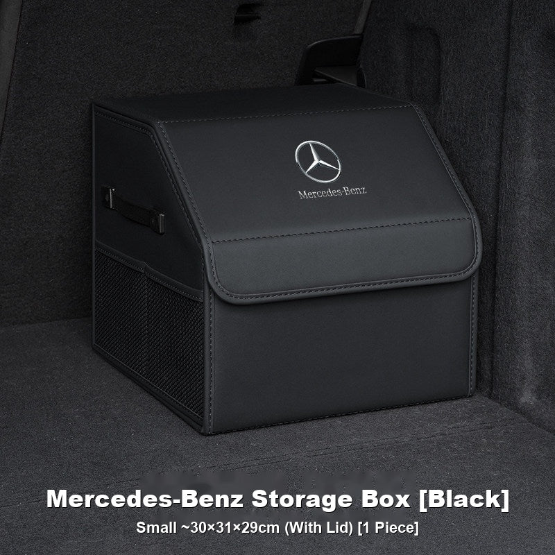 Mercedes-Benz Trunk Storage Box Set – Leather Organizer