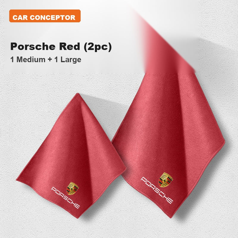Porsche Deerskin Coral Fleece Towel