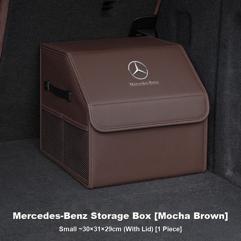 Mercedes-Benz Trunk Storage Box Set – Leather Organizer