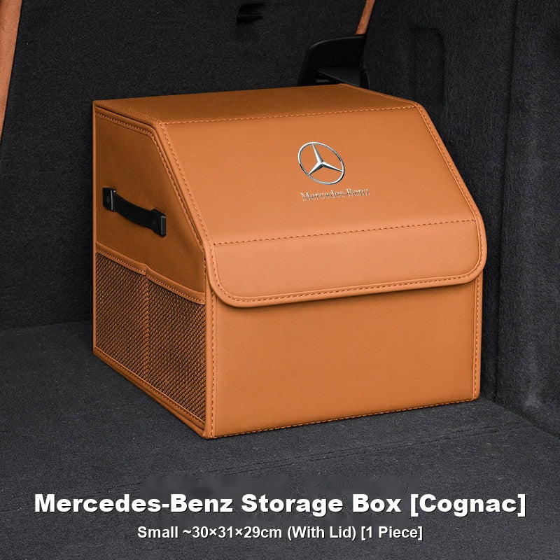 Mercedes-Benz Trunk Storage Box Set – Leather Organizer