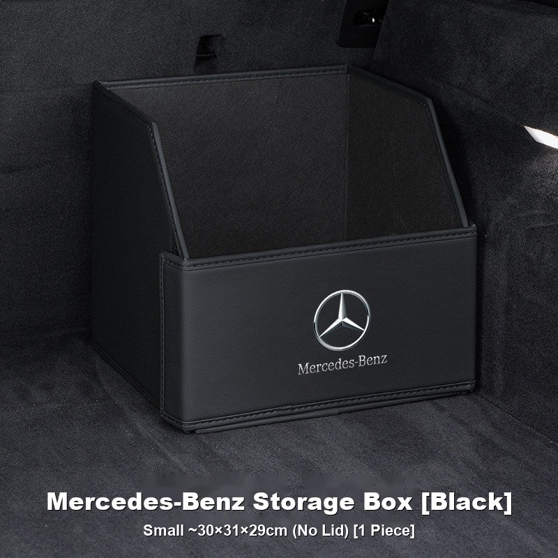 Mercedes-Benz Trunk Storage Box Set – Leather Organizer
