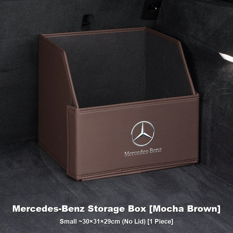 Mercedes-Benz Trunk Storage Box Set – Leather Organizer