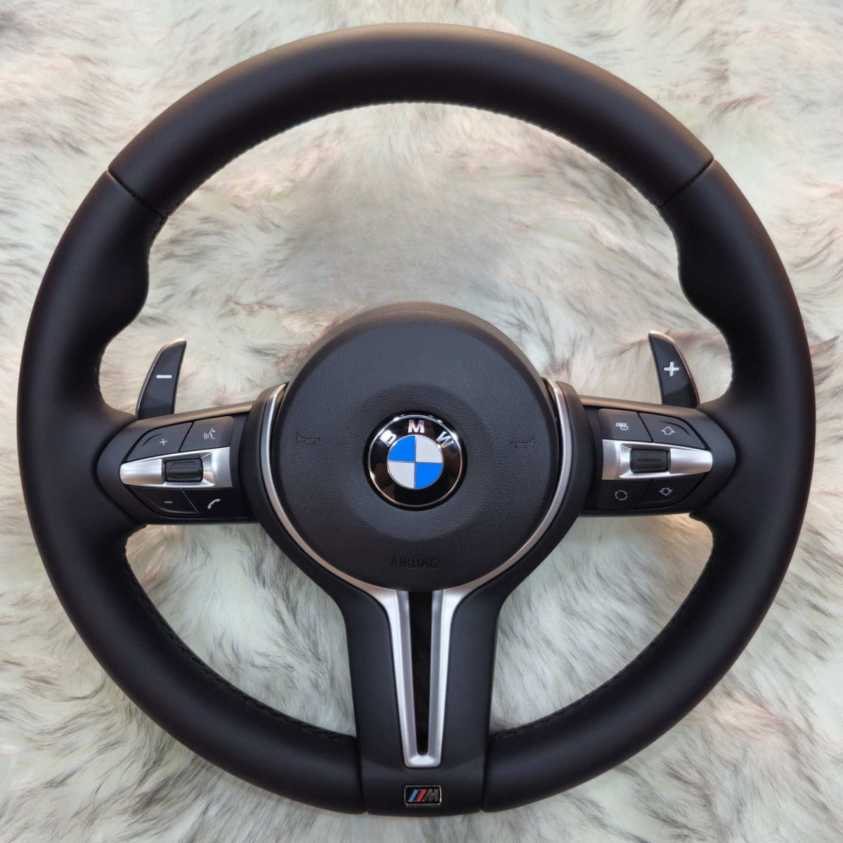 M Sport steering wheel for BMW E60 E70 E61 E71 E53 E90 - front view