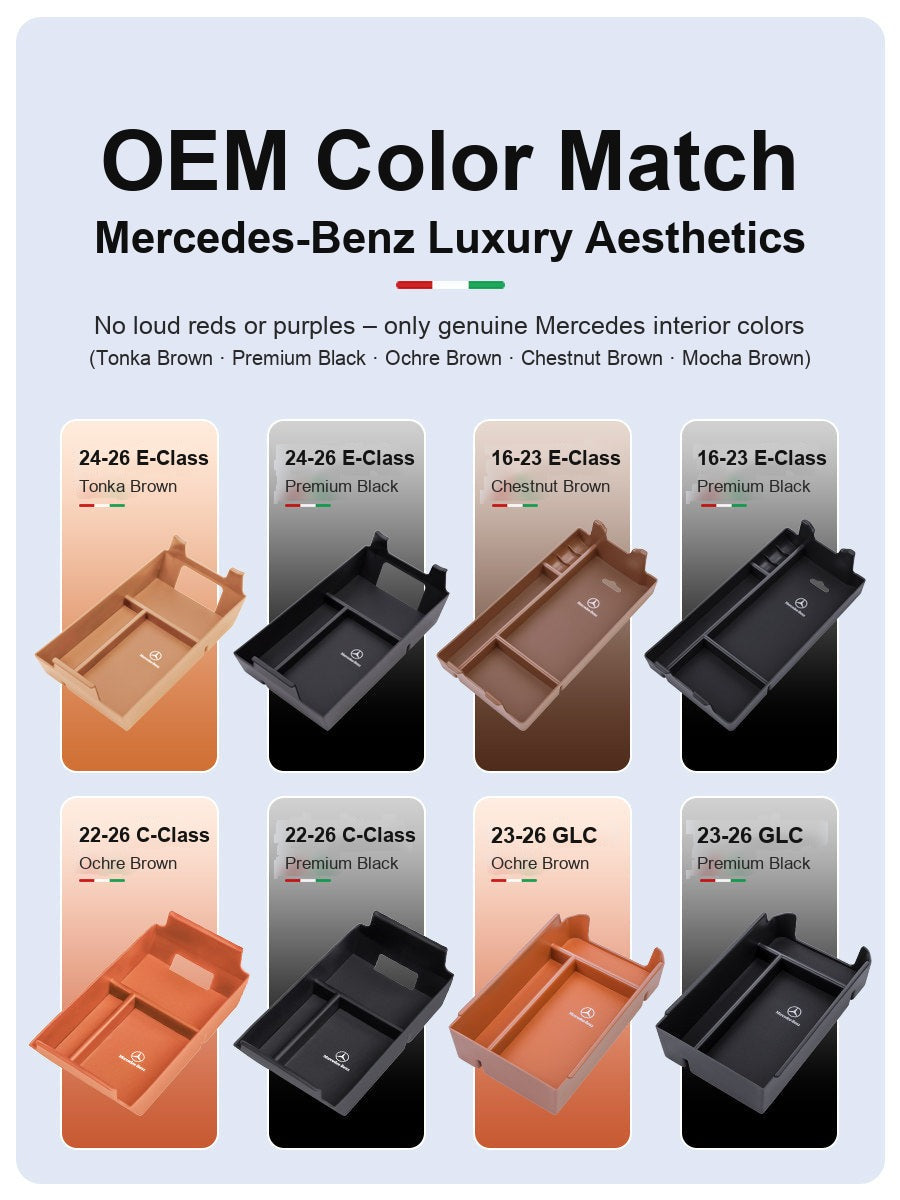 Mercedes OEM color options for armrest box