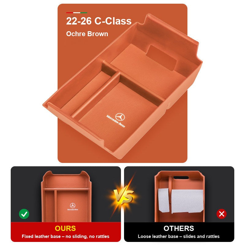 Mercedes-Benz armrest storage box color and model option