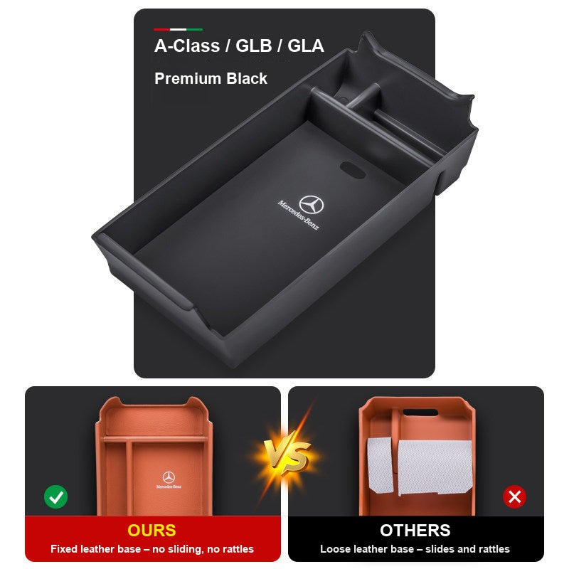 Mercedes-Benz armrest storage box color and model option