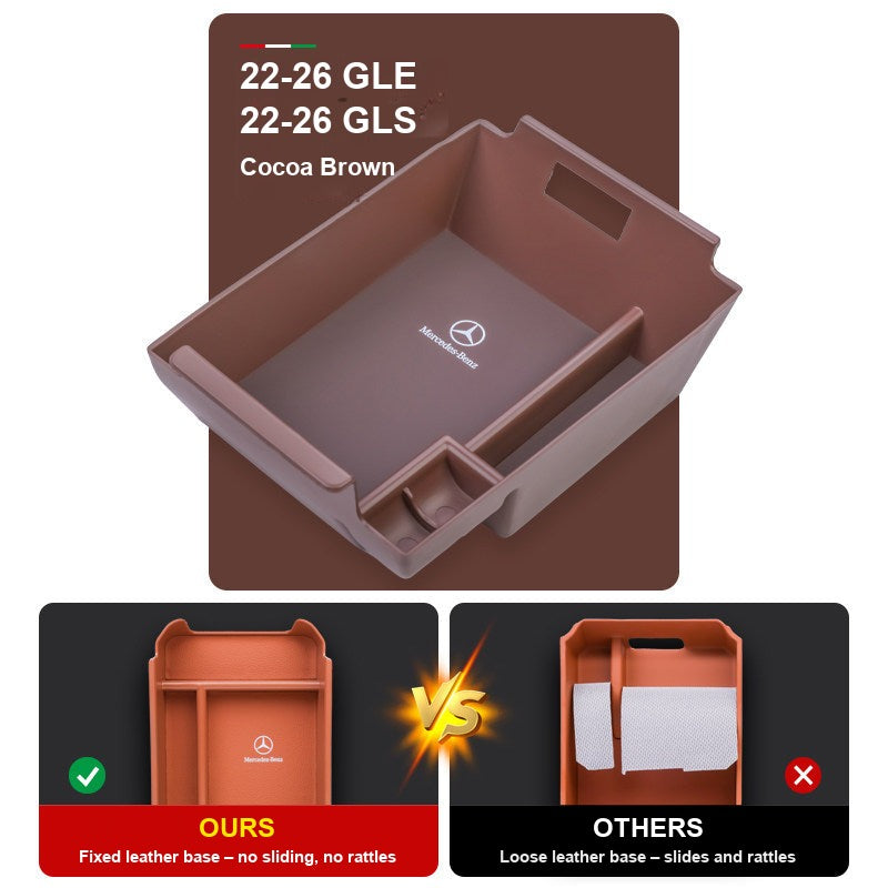 Mercedes-Benz armrest storage box color and model option