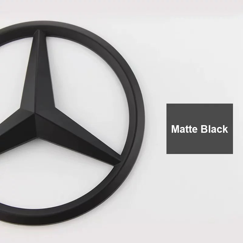 Mercedes-Benz grille star emblem cover in Matte Black