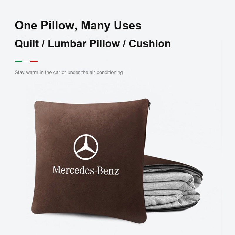 Mercedes-Benz pillow quilt