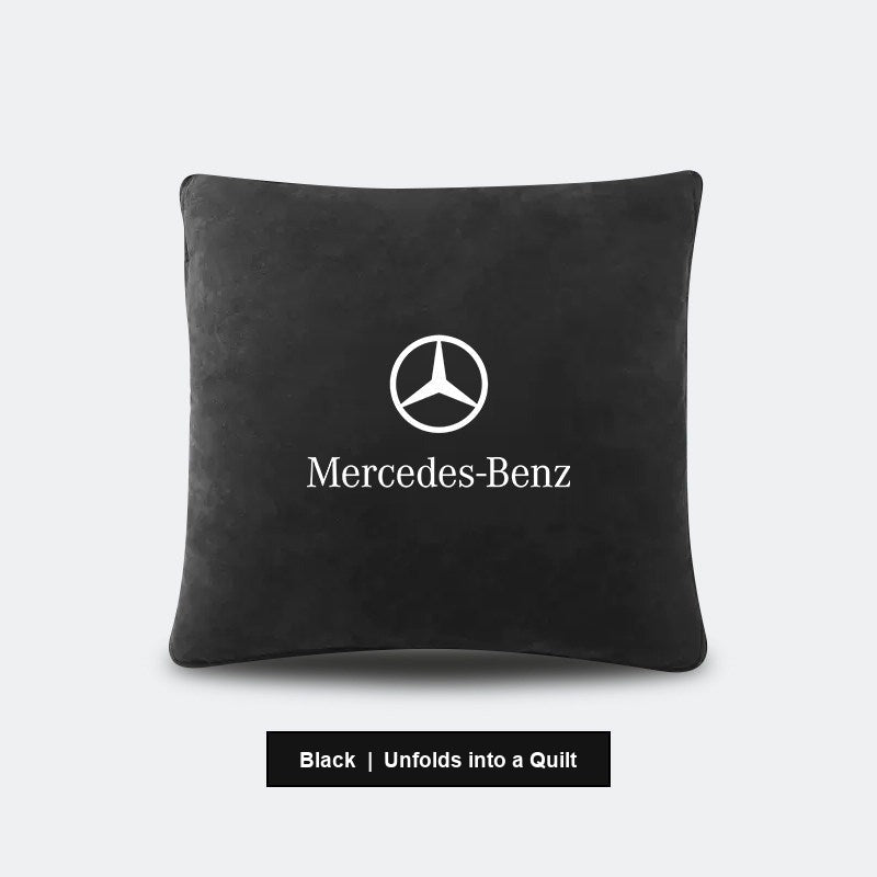Mercedes-Benz 2-in-1 pillow quilt Black