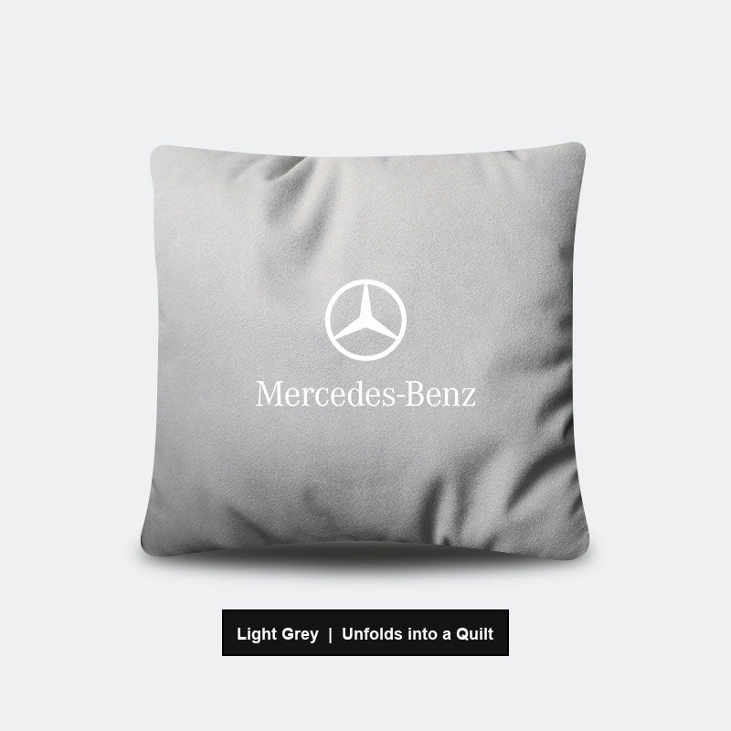 Mercedes-Benz 2-in-1 pillow quilt Light Grey