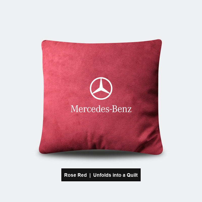 Mercedes-Benz 2-in-1 pillow quilt Rose Red