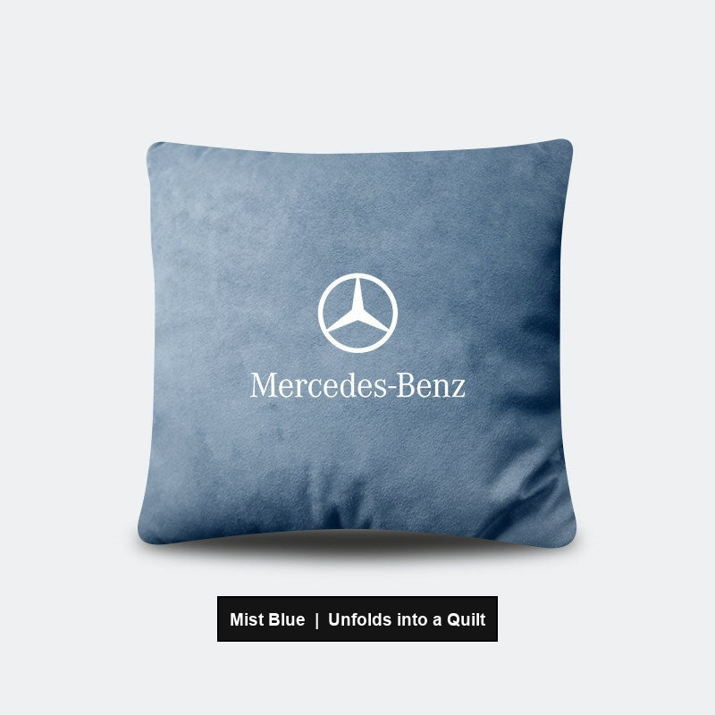 Mercedes-Benz 2-in-1 pillow quilt Mist Blue