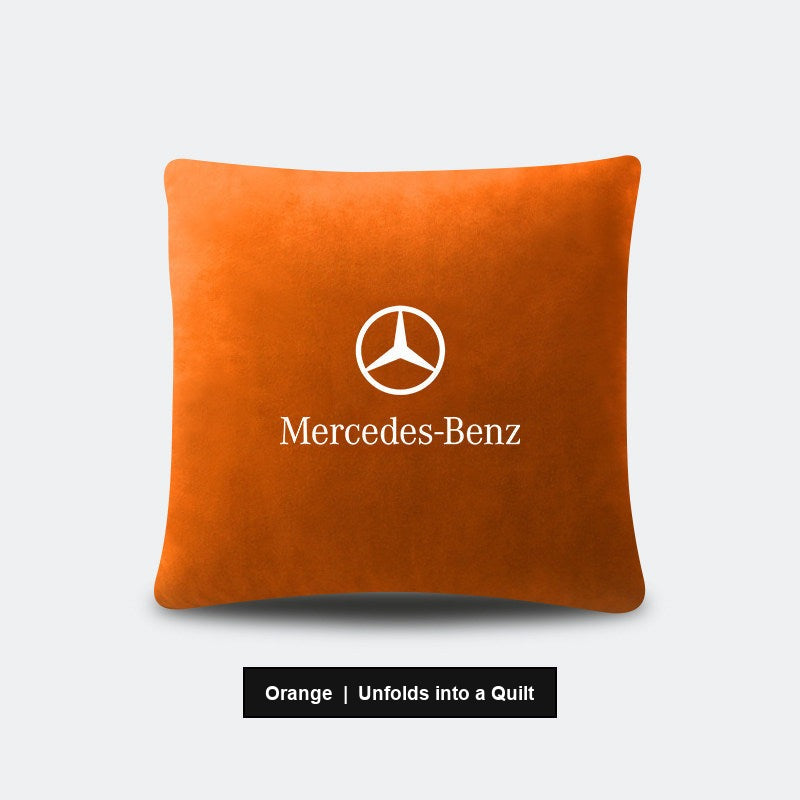 Mercedes-Benz 2-in-1 pillow quilt Orange