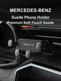 Mercedes-Benz AMG Signature Suede Phone Holder – Model-Specific Vent Mount
