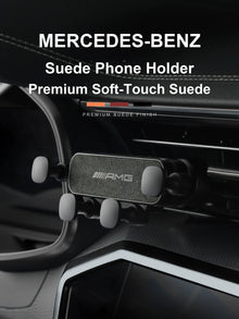 Mercedes-Benz AMG Signature Suede Phone Holder – Model-Specific Vent Mount
