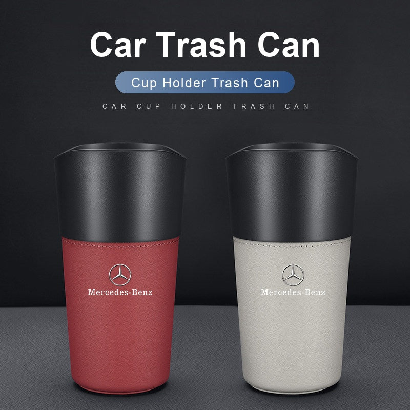Mercedes-Benz cup holder trash can