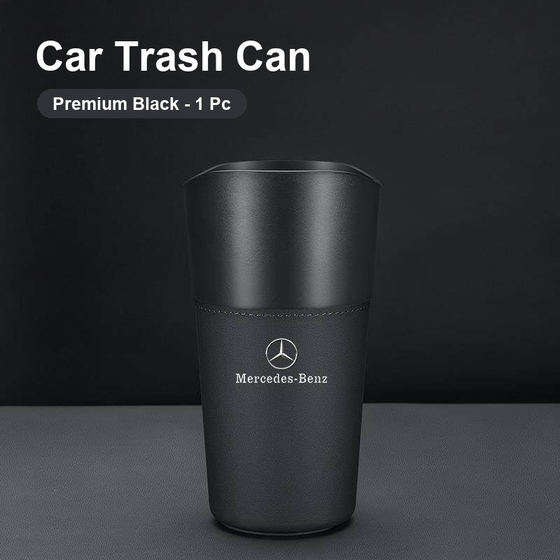 Mercedes-Benz car trash can - Premium Black