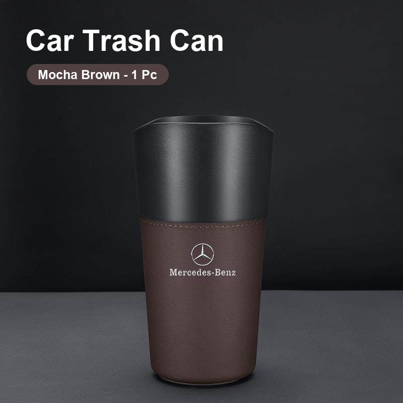 Mercedes-Benz car trash can - Mocha Brown