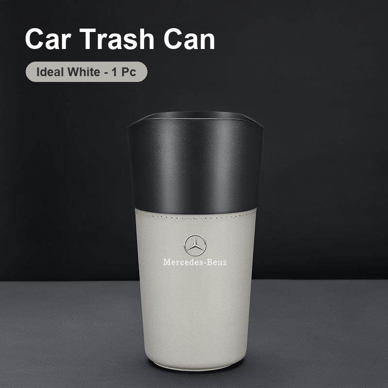 Mercedes-Benz car trash can - Ideal White