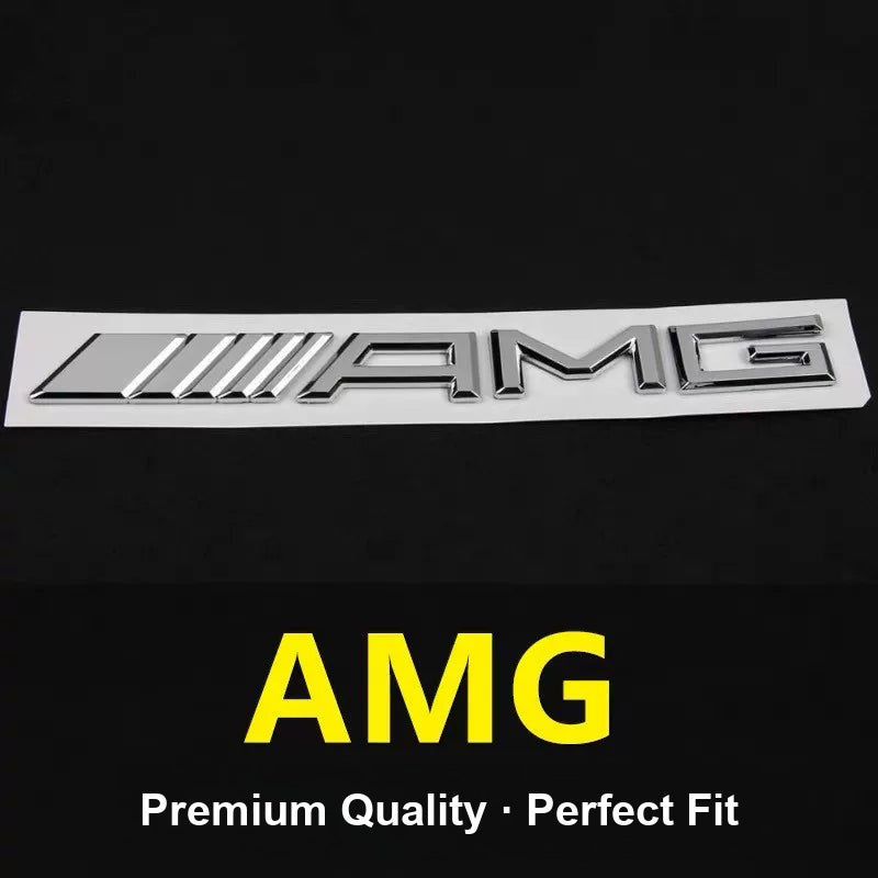Mercedes-Benz AMG chrome rear boot badge
