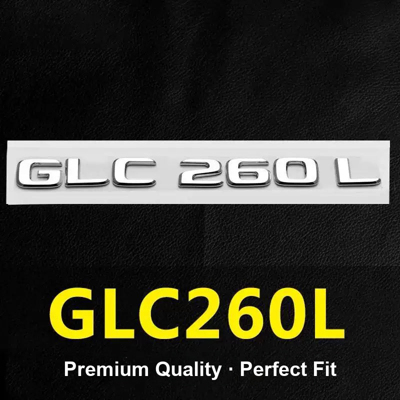 Mercedes-Benz GLC260L chrome rear model badge