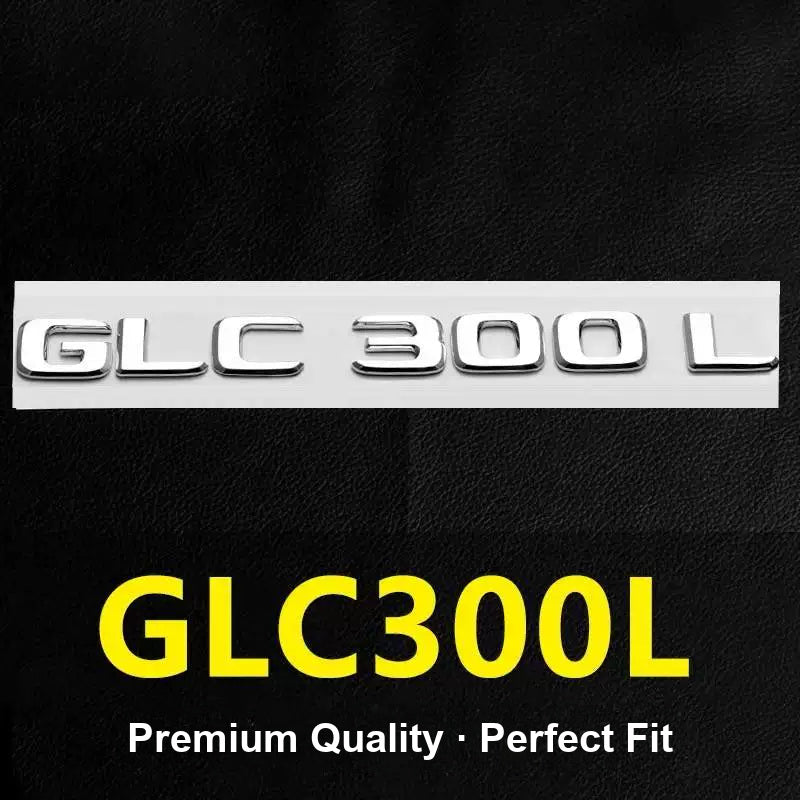 Mercedes-Benz GLC300L chrome rear model badge