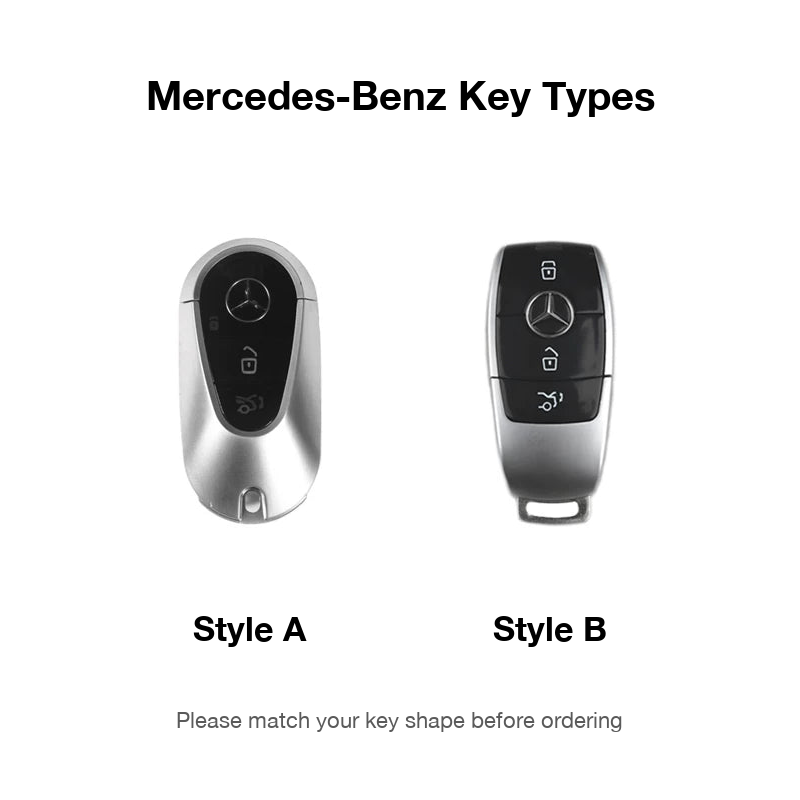 Mercedes-Benz key types: Style A and Style B