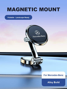 Soporte magnético para teléfono Mercedes-Benz Signature – Edición plegable de aleación con imanes N52