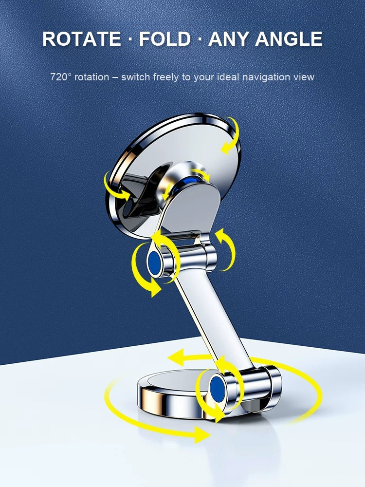Foldable Mercedes-Benz phone mount with 720 degree rotation