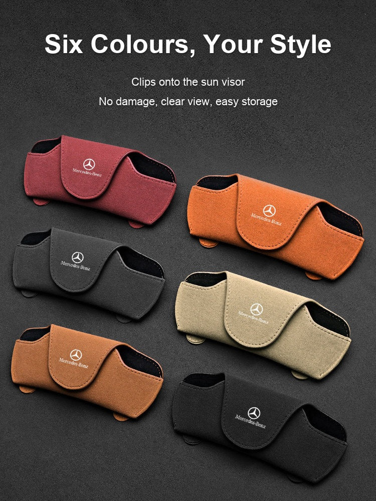 Mercedes-Benz sun visor glasses case in six colours