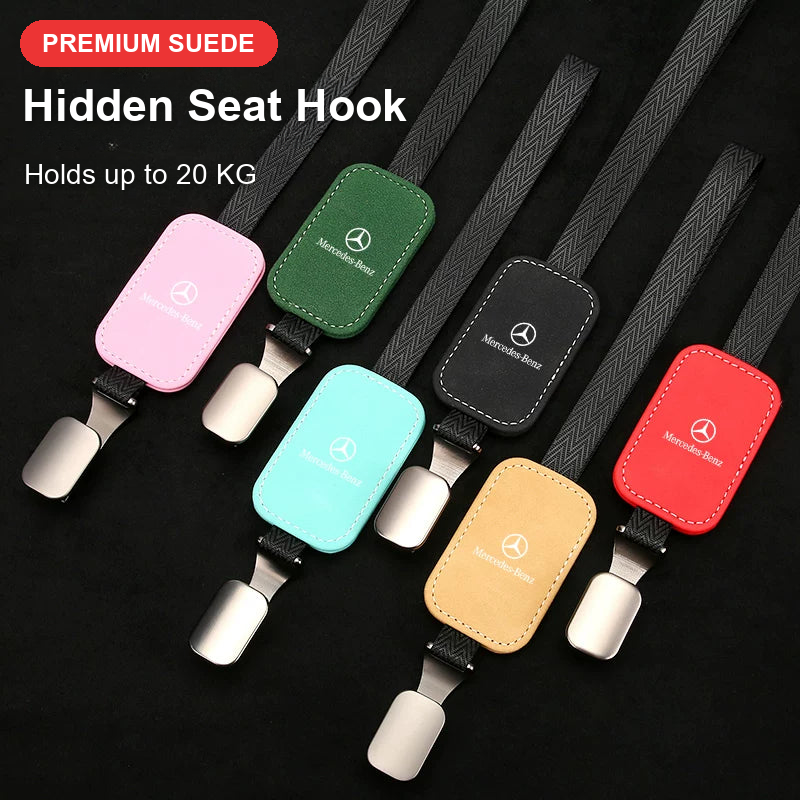 Mercedes-Benz suede seat back hooks colour range