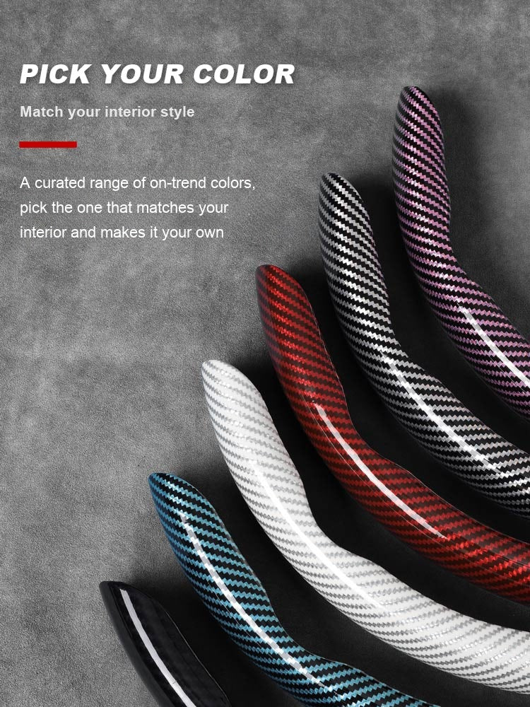 Carbon fiber grip sleeves colour range
